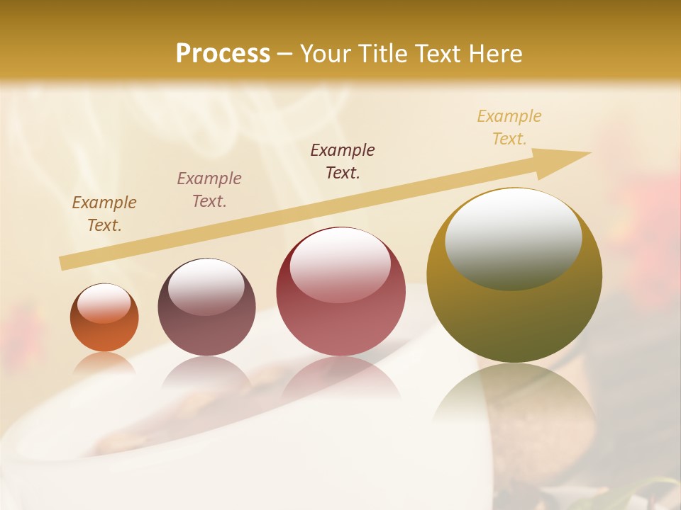 Gold Seasoning Outdoor PowerPoint Template