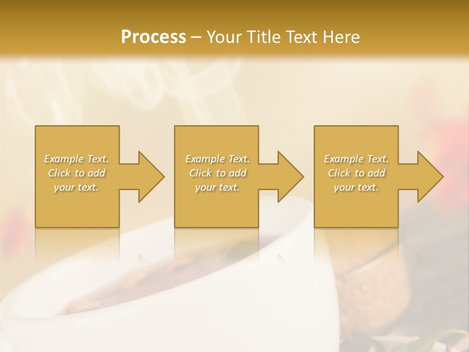 Gold Seasoning Outdoor PowerPoint Template