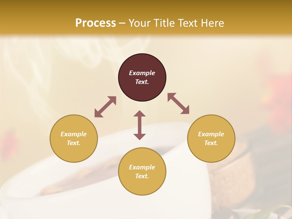Gold Seasoning Outdoor PowerPoint Template