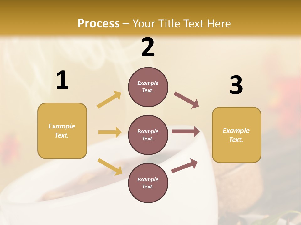 Gold Seasoning Outdoor PowerPoint Template