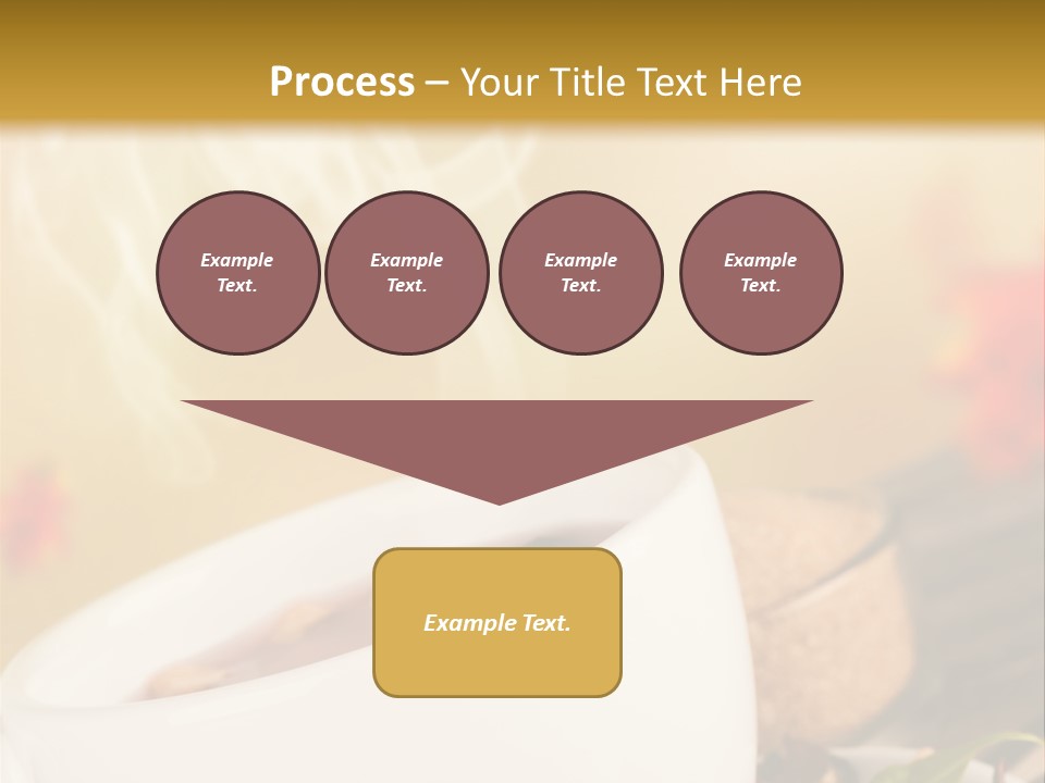 Gold Seasoning Outdoor PowerPoint Template