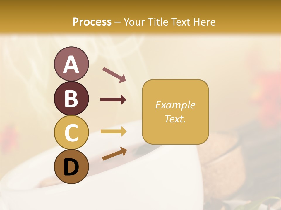 Gold Seasoning Outdoor PowerPoint Template