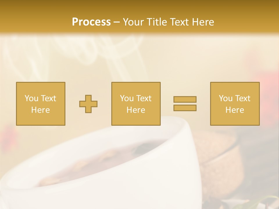 Gold Seasoning Outdoor PowerPoint Template