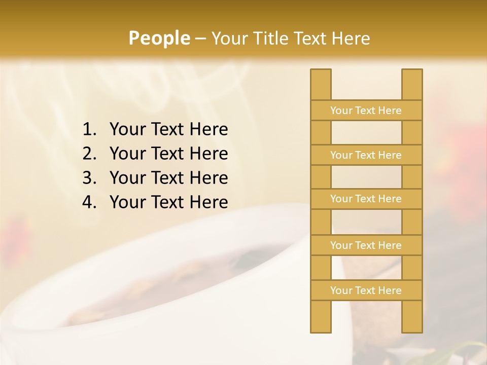 Gold Seasoning Outdoor PowerPoint Template