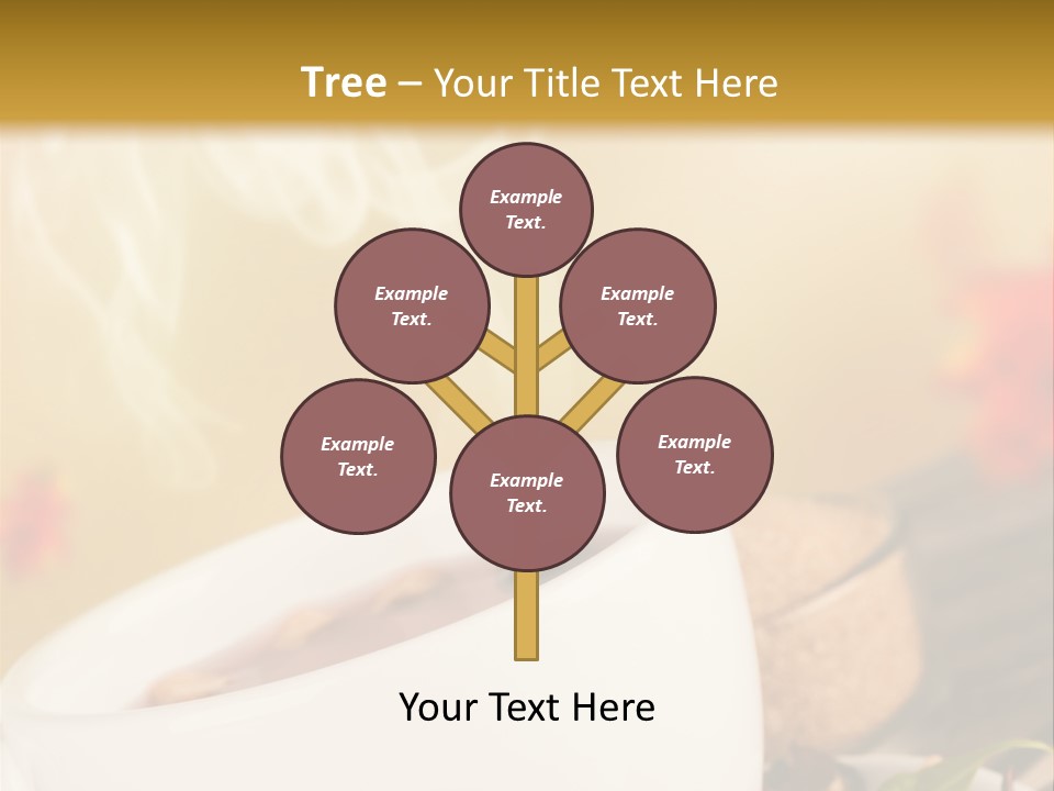 Gold Seasoning Outdoor PowerPoint Template