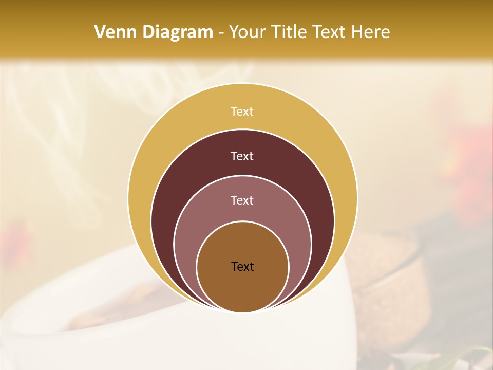 Gold Seasoning Outdoor PowerPoint Template