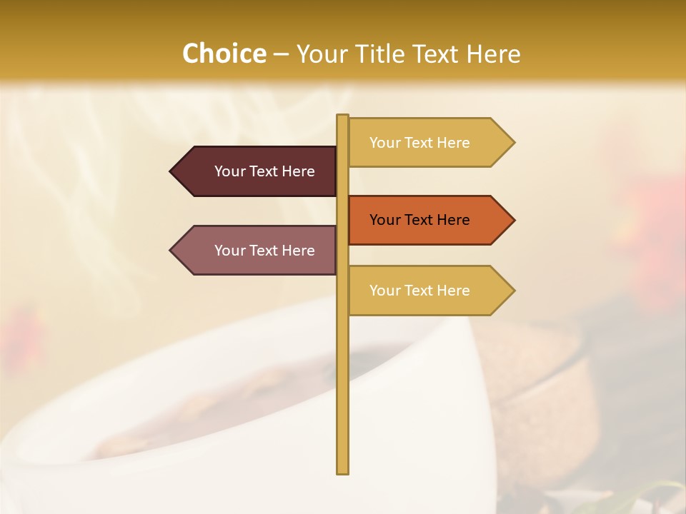 Gold Seasoning Outdoor PowerPoint Template