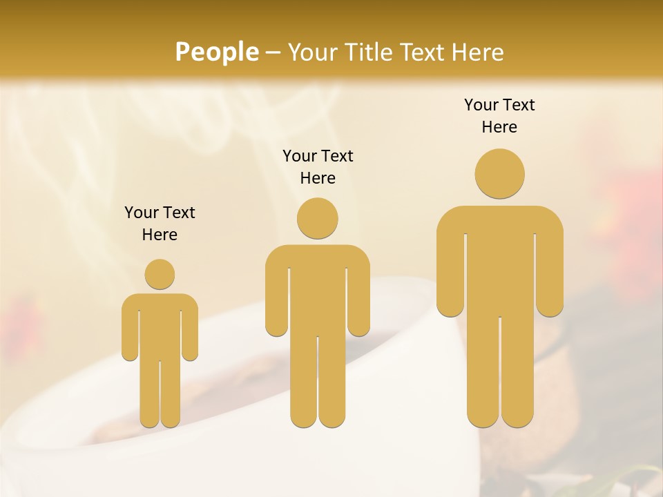 Gold Seasoning Outdoor PowerPoint Template