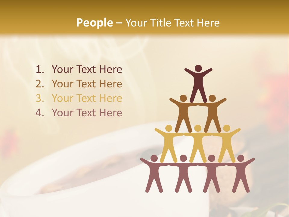 Gold Seasoning Outdoor PowerPoint Template
