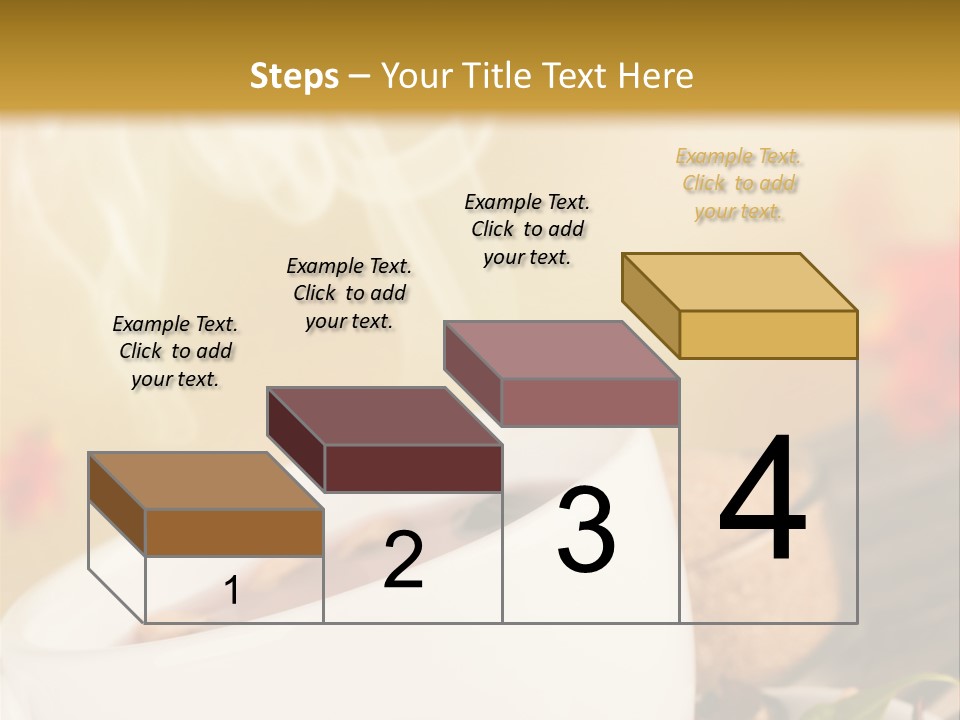 Gold Seasoning Outdoor PowerPoint Template