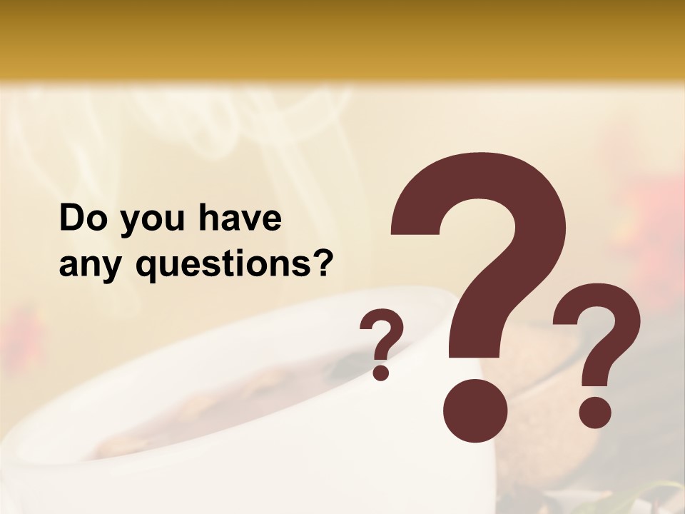 Gold Seasoning Outdoor PowerPoint Template