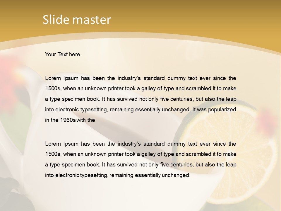 Wood Autumn Red PowerPoint Template