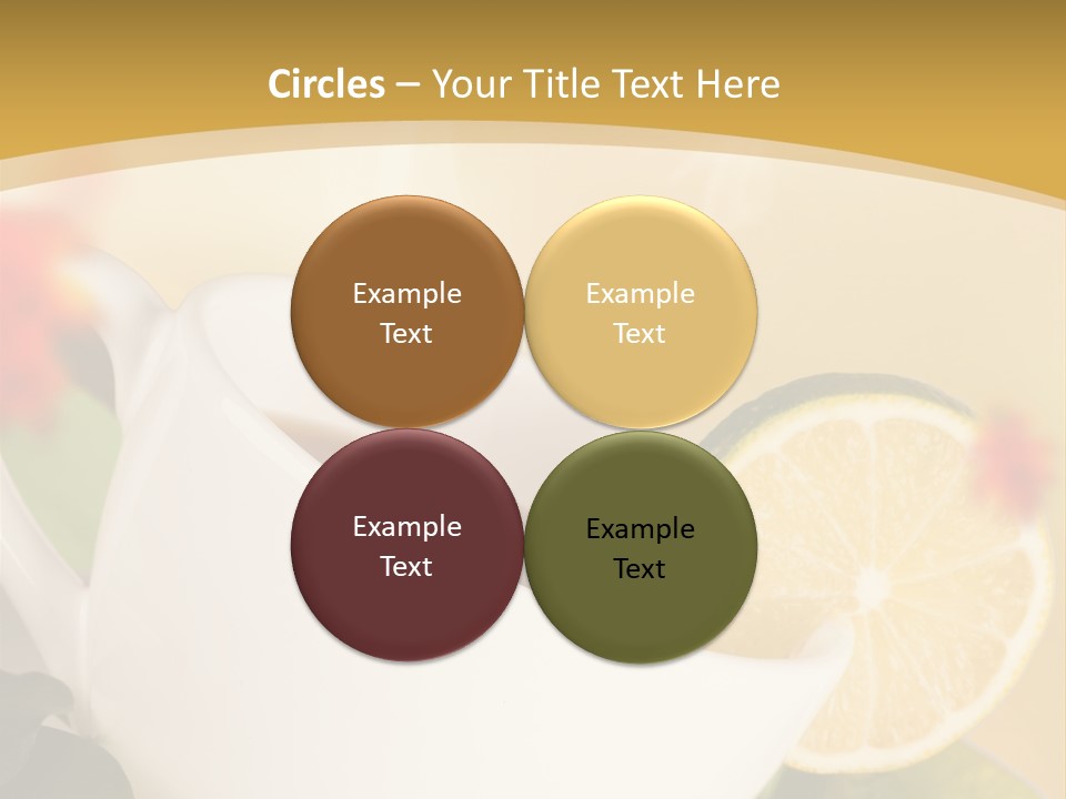 Wood Autumn Red PowerPoint Template