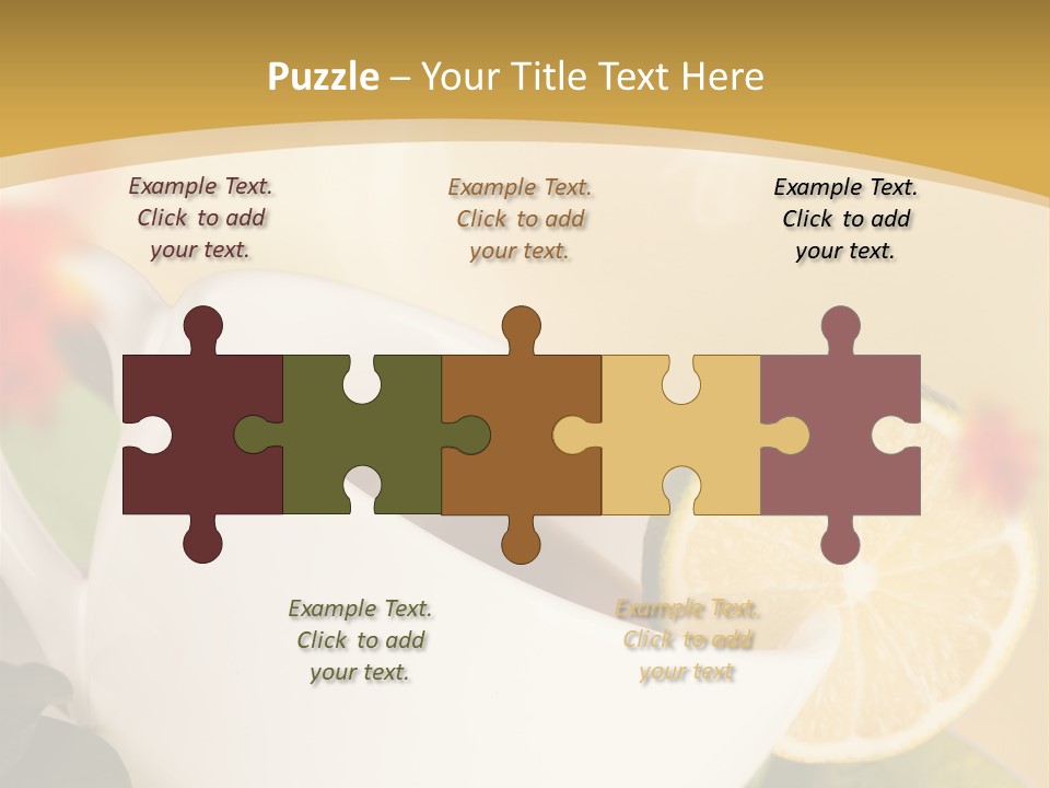 Wood Autumn Red PowerPoint Template