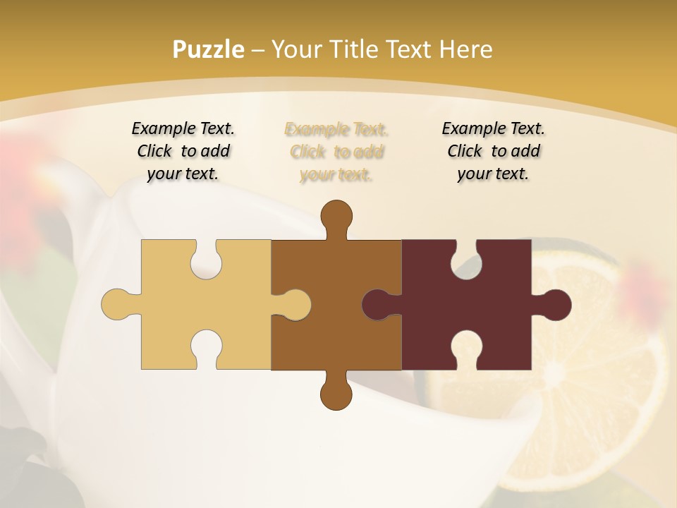 Wood Autumn Red PowerPoint Template