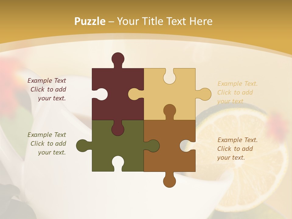 Wood Autumn Red PowerPoint Template