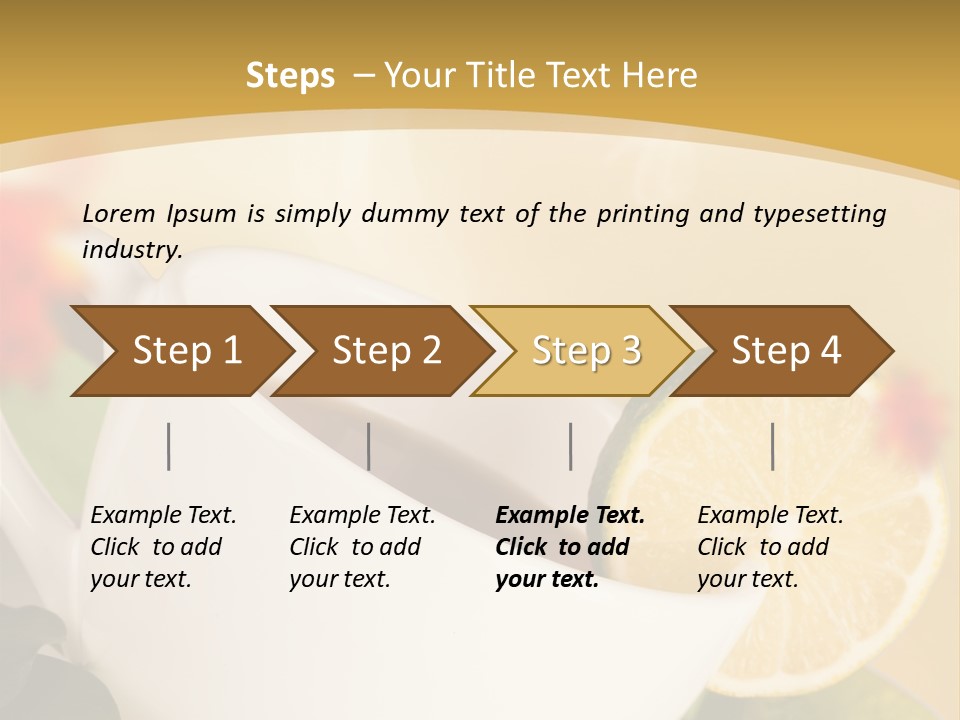 Wood Autumn Red PowerPoint Template