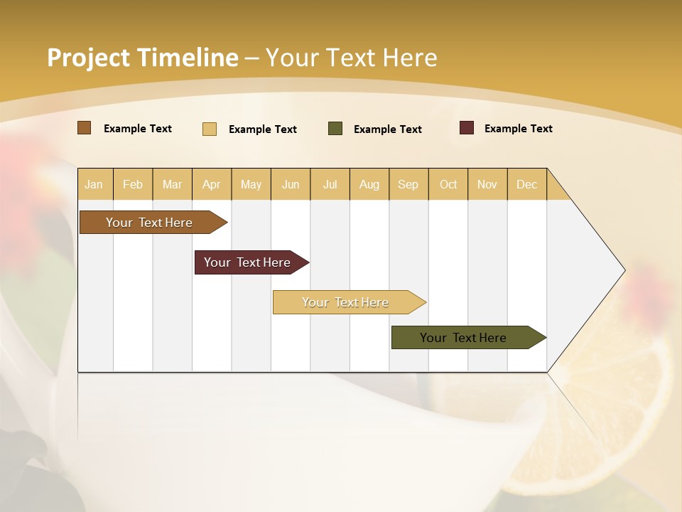 Wood Autumn Red PowerPoint Template