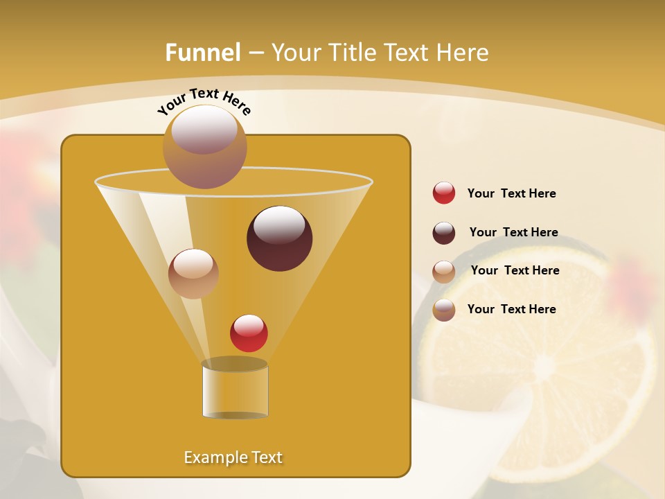 Wood Autumn Red PowerPoint Template