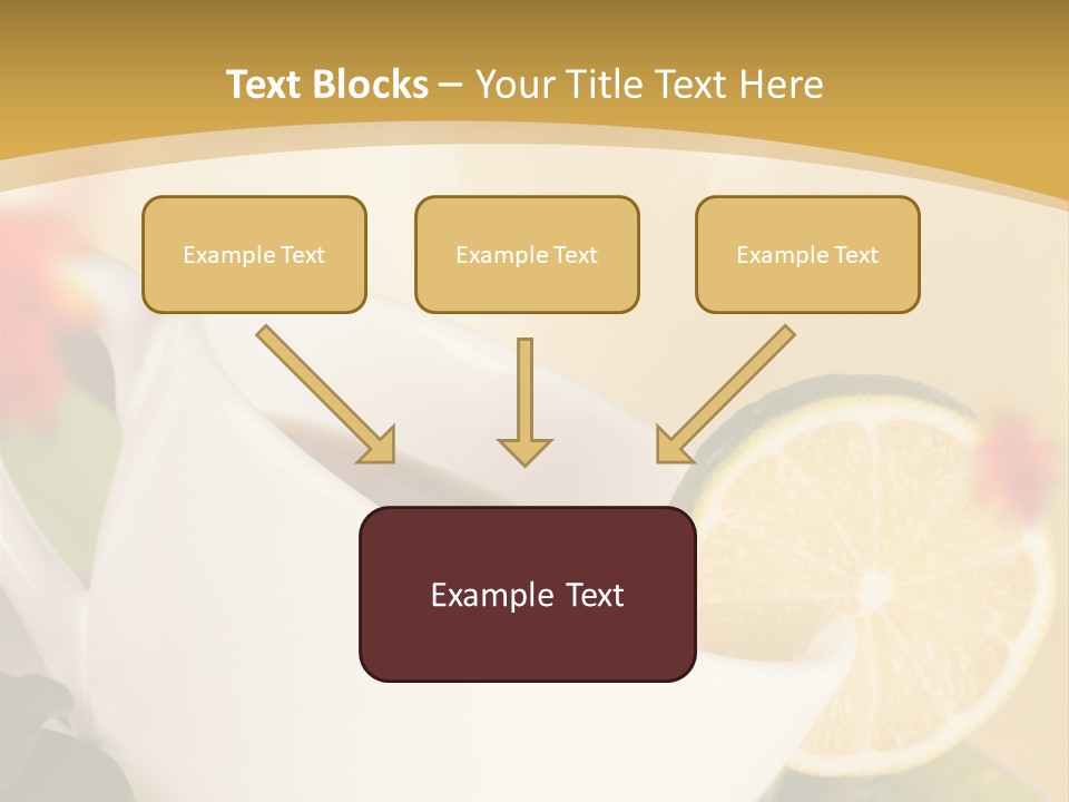 Wood Autumn Red PowerPoint Template