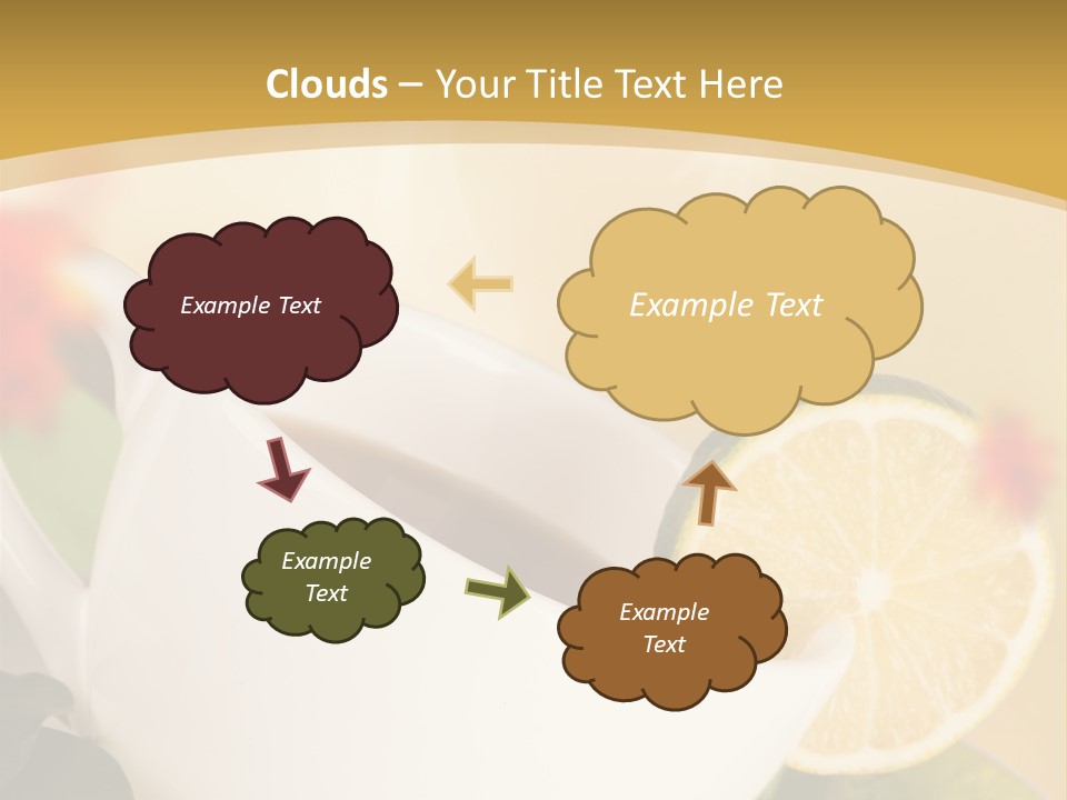 Wood Autumn Red PowerPoint Template