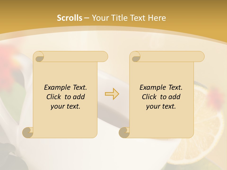 Wood Autumn Red PowerPoint Template