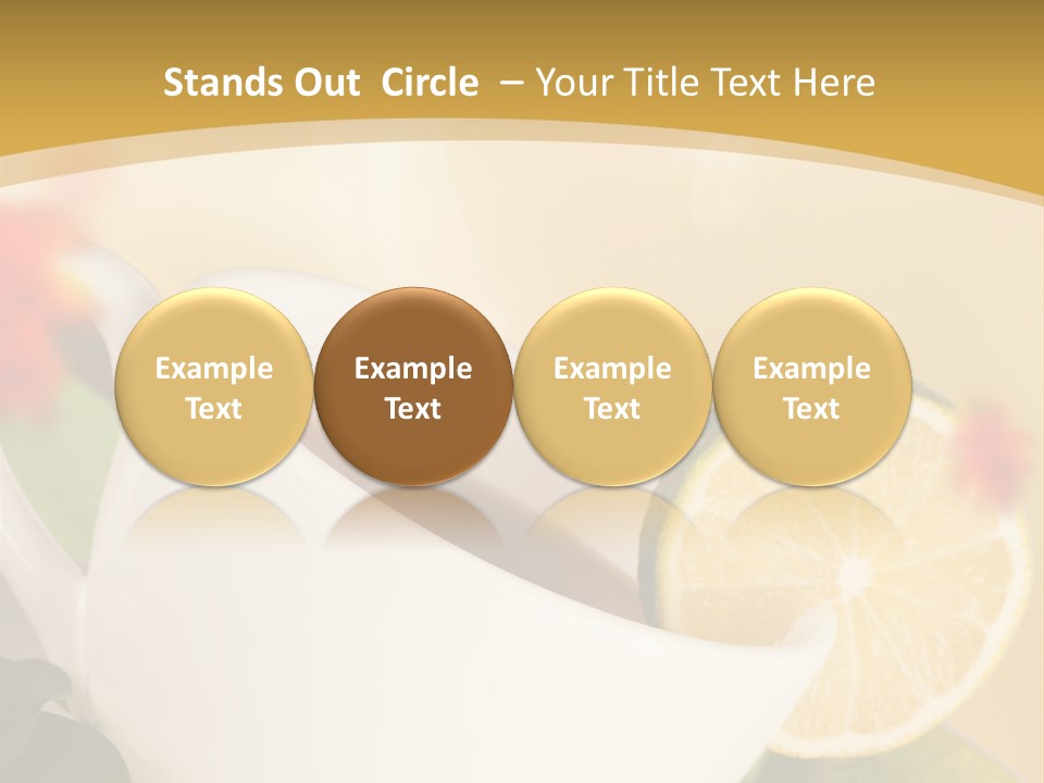 Wood Autumn Red PowerPoint Template