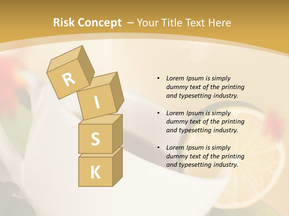 Wood Autumn Red PowerPoint Template