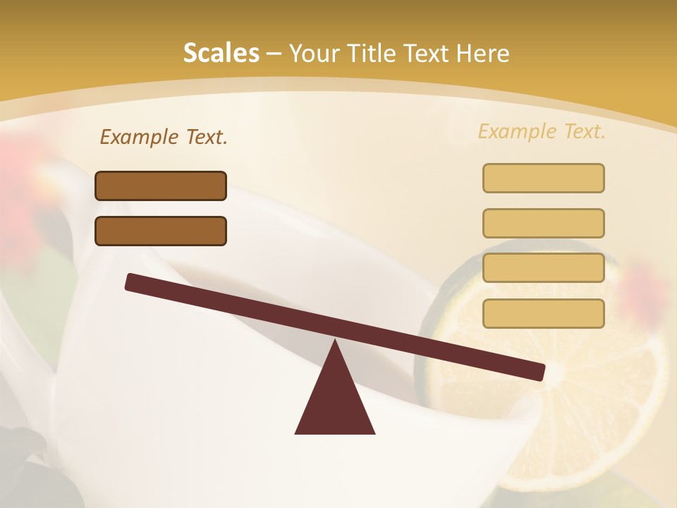 Wood Autumn Red PowerPoint Template
