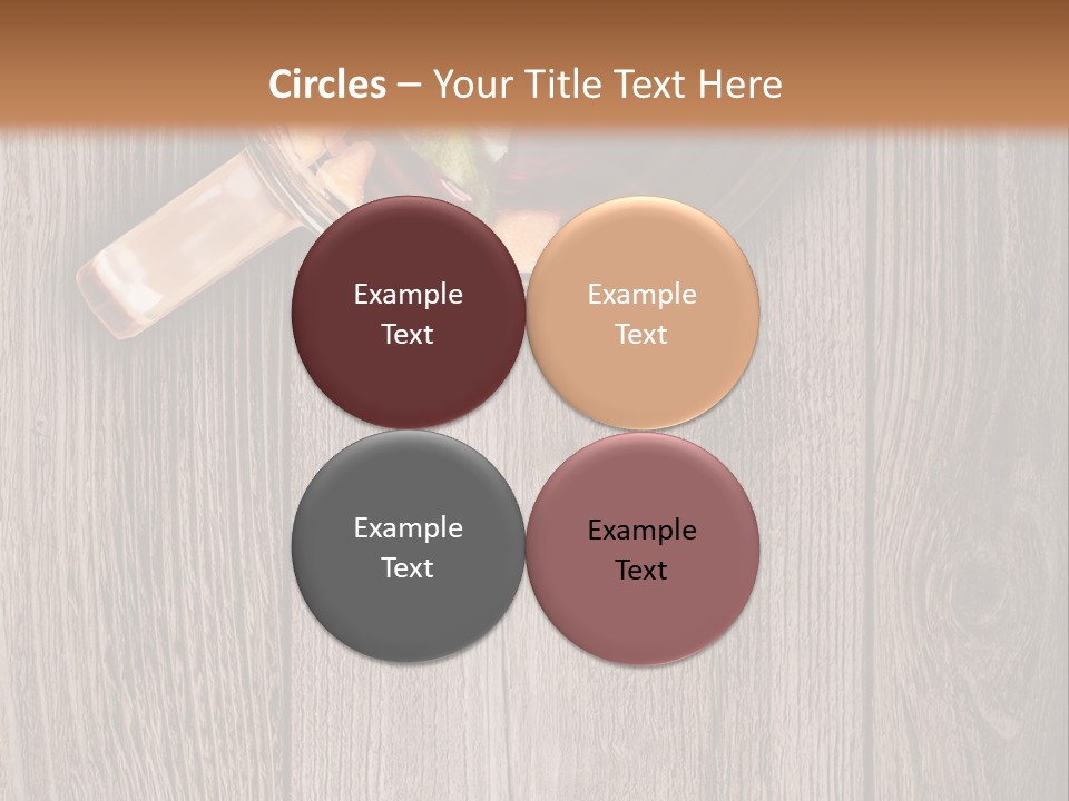 Plank Food Relaxation PowerPoint Template