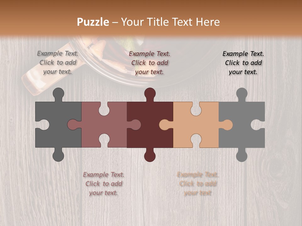 Plank Food Relaxation PowerPoint Template