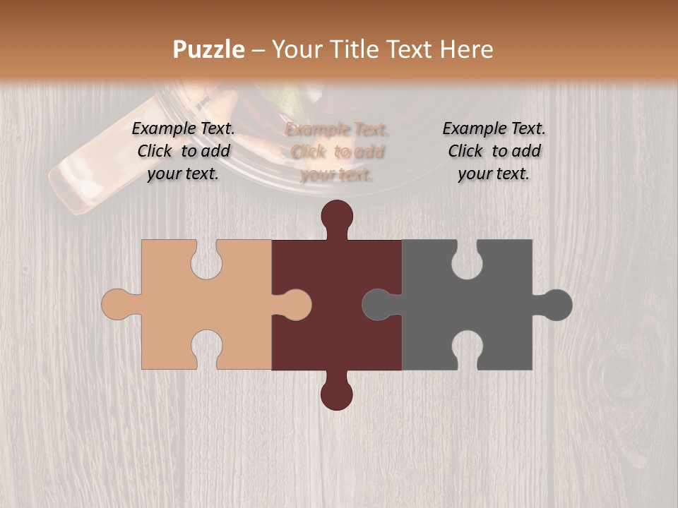 Plank Food Relaxation PowerPoint Template