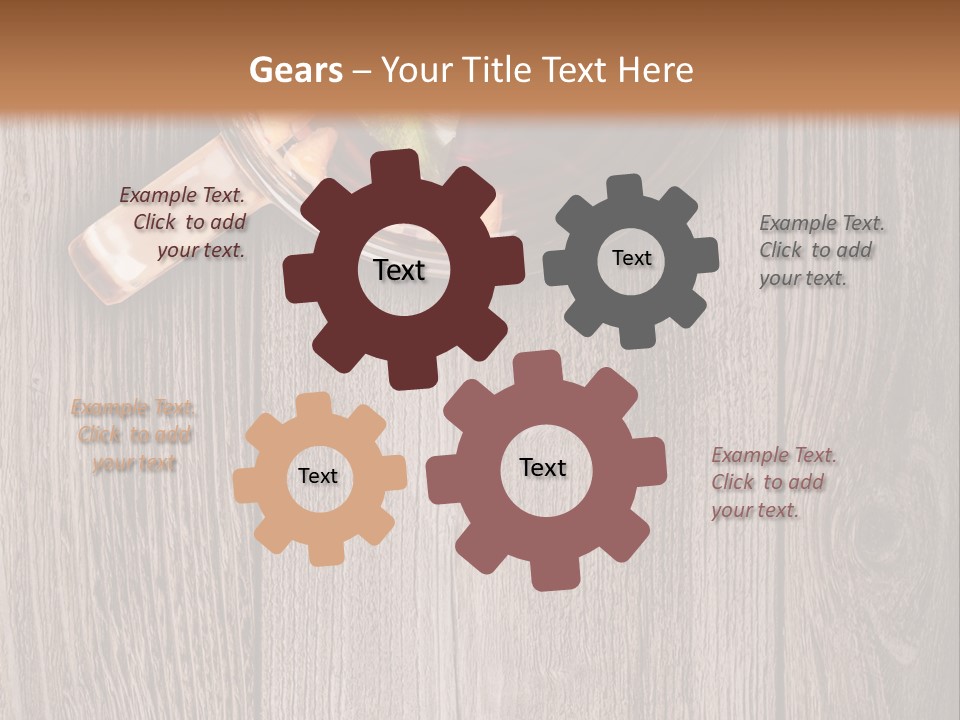 Plank Food Relaxation PowerPoint Template