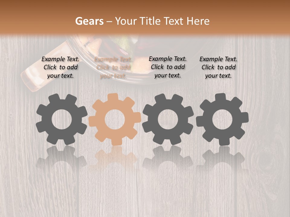 Plank Food Relaxation PowerPoint Template