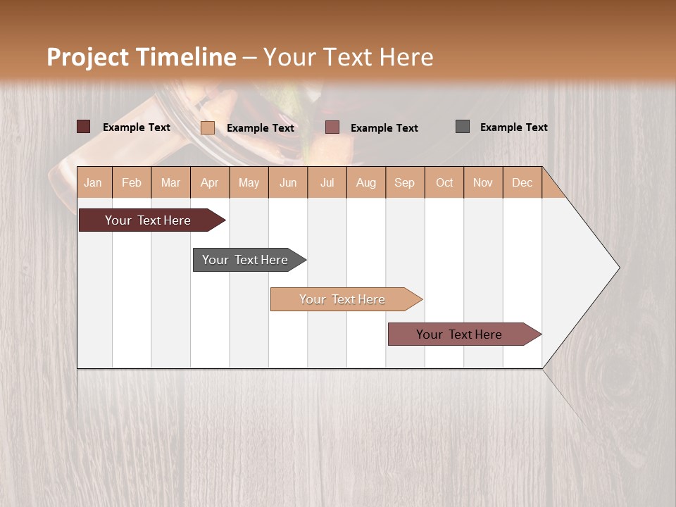 Plank Food Relaxation PowerPoint Template
