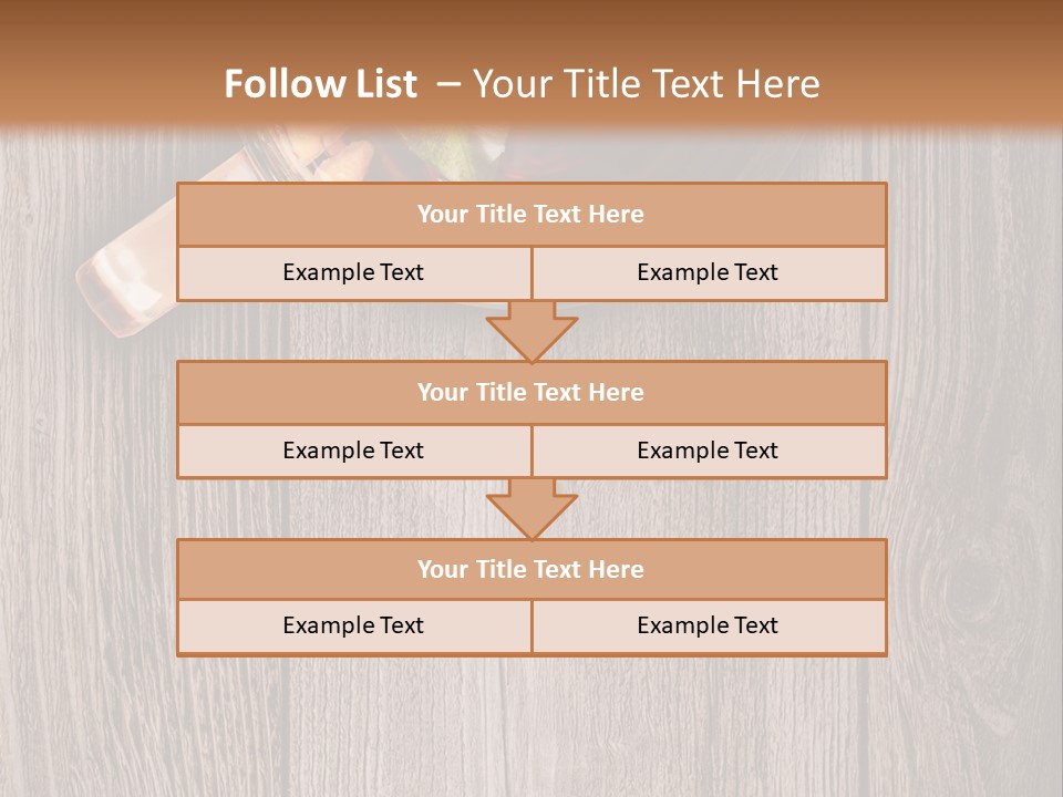 Plank Food Relaxation PowerPoint Template