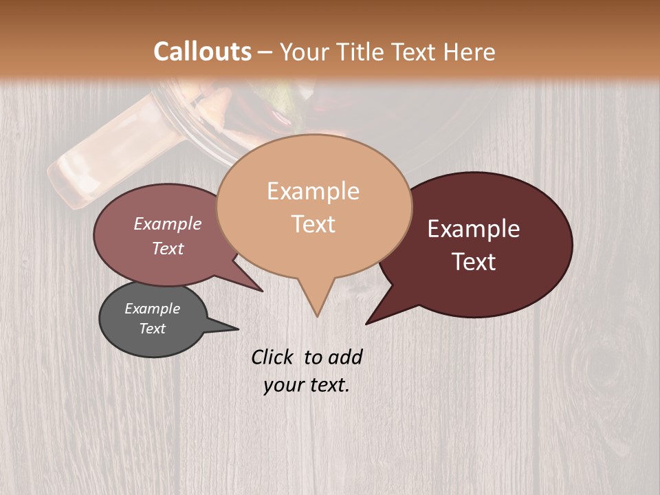 Plank Food Relaxation PowerPoint Template