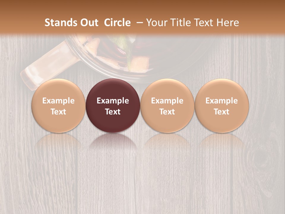 Plank Food Relaxation PowerPoint Template