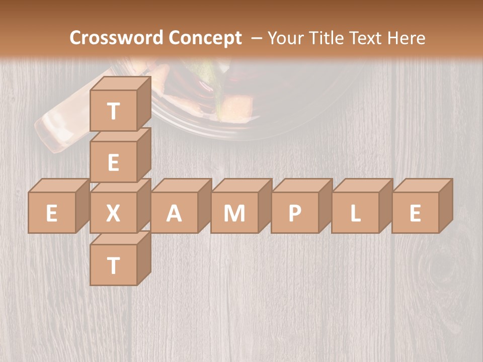 Plank Food Relaxation PowerPoint Template