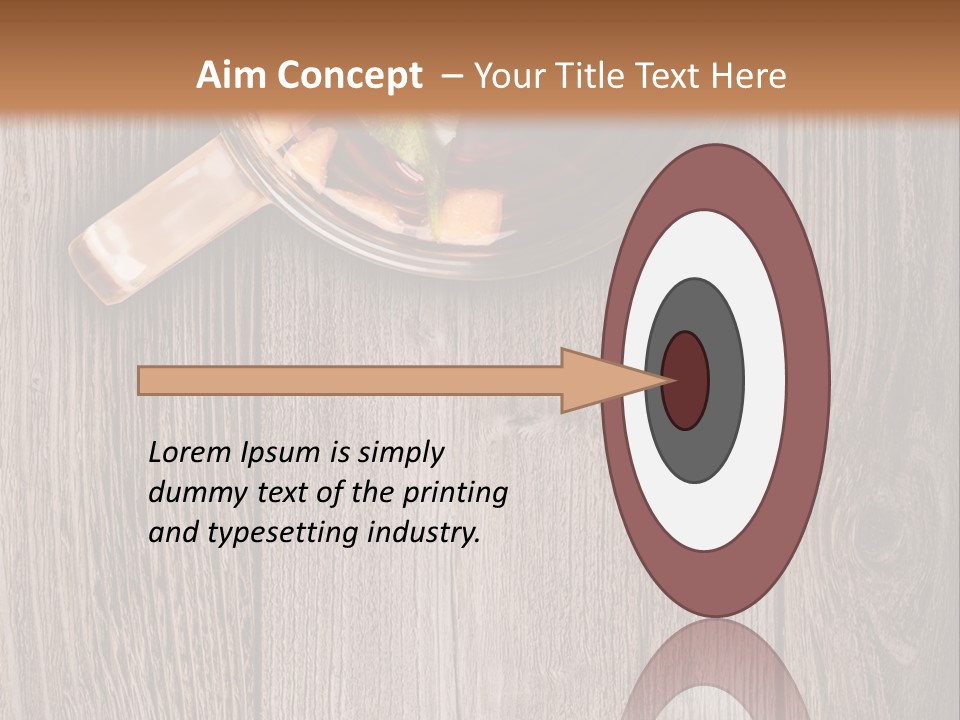 Plank Food Relaxation PowerPoint Template