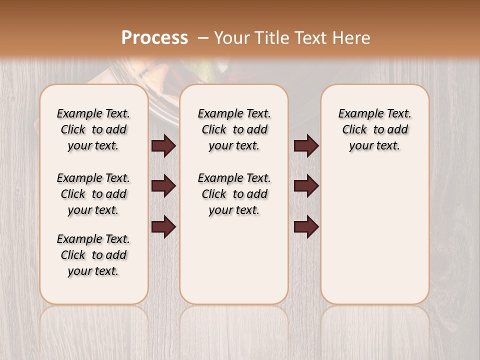Plank Food Relaxation PowerPoint Template