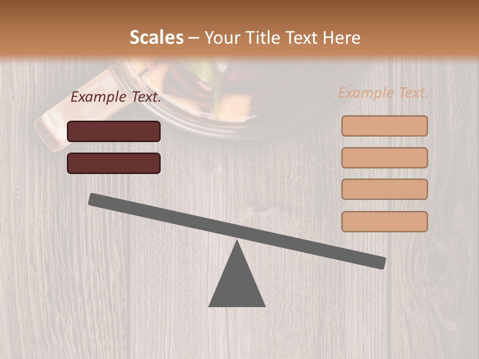 Plank Food Relaxation PowerPoint Template