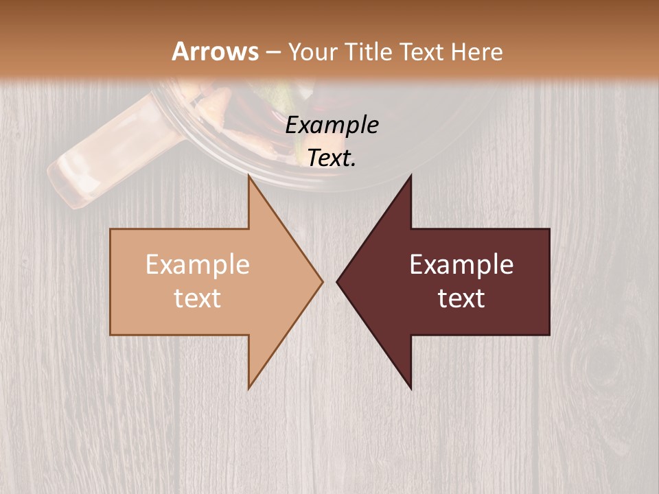 Plank Food Relaxation PowerPoint Template