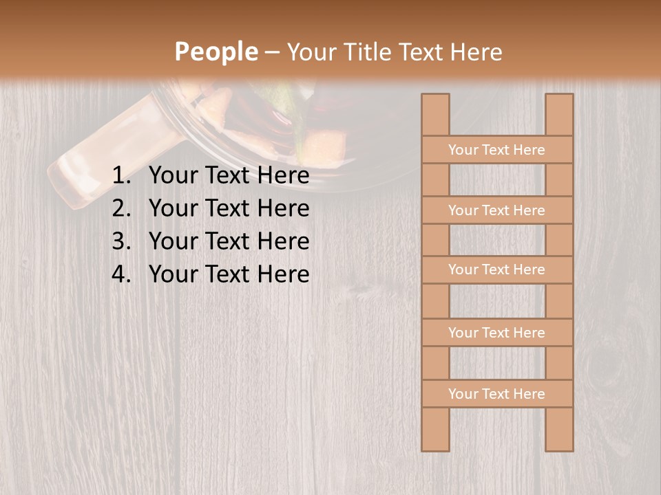 Plank Food Relaxation PowerPoint Template
