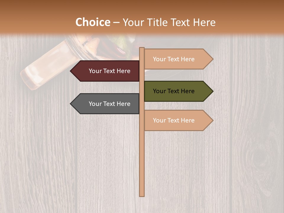 Plank Food Relaxation PowerPoint Template