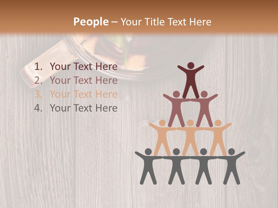 Plank Food Relaxation PowerPoint Template