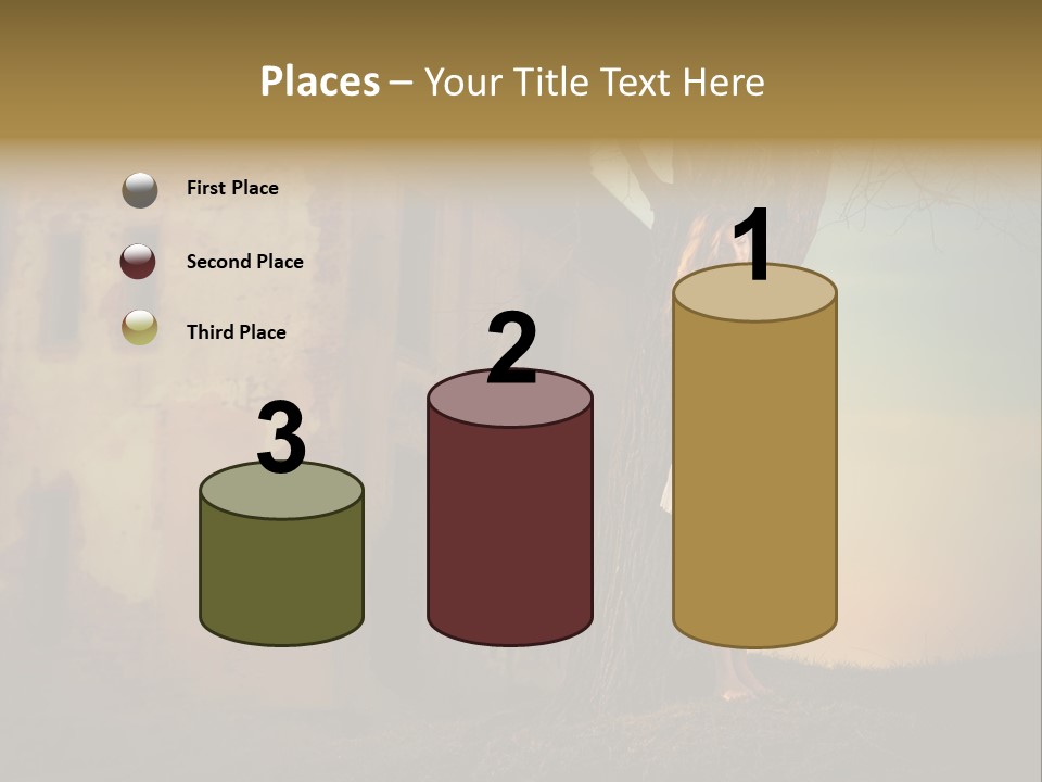 Charming Nature Model PowerPoint Template