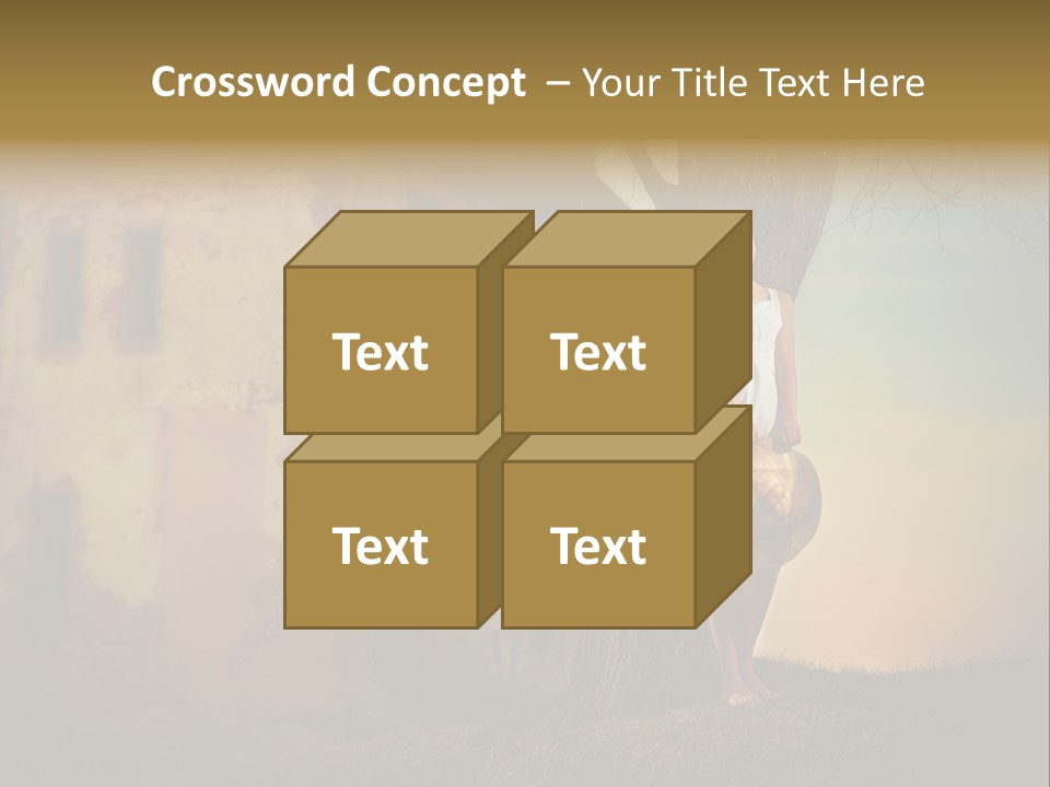 Charming Nature Model PowerPoint Template