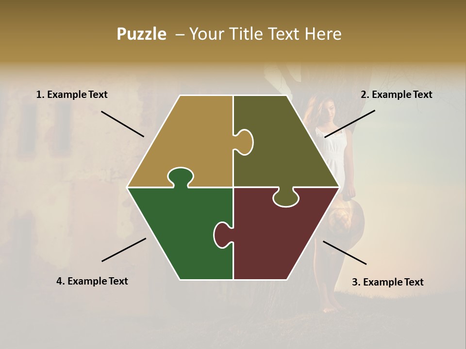 Charming Nature Model PowerPoint Template