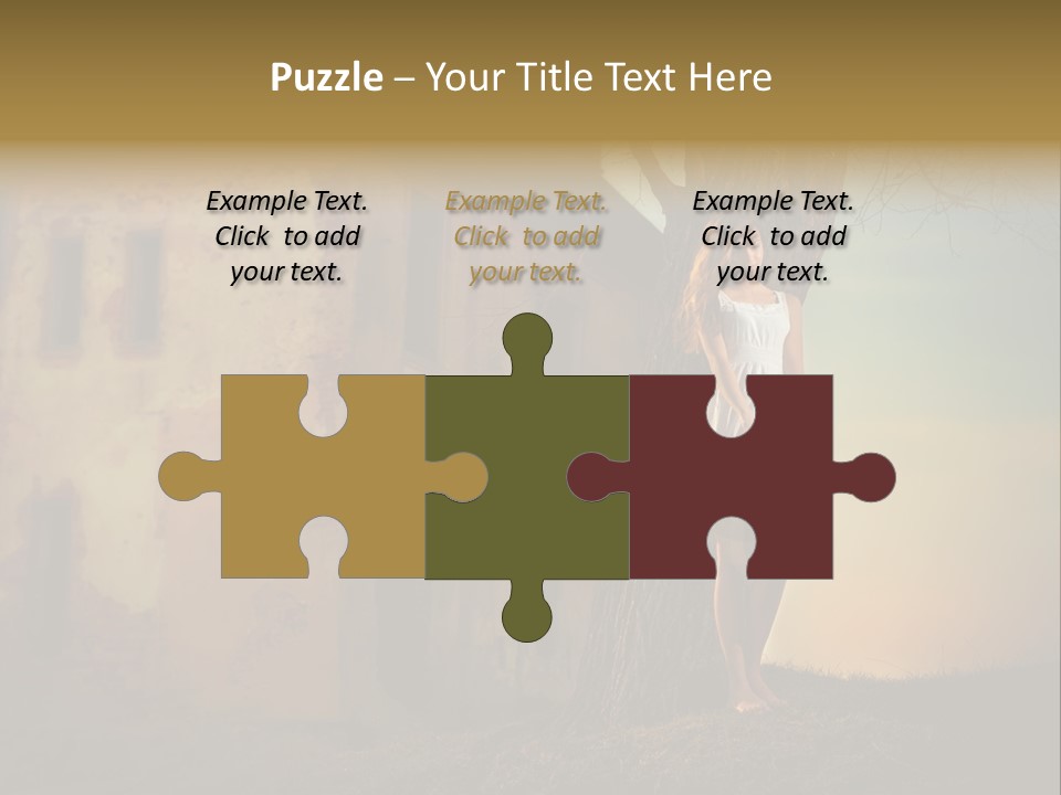 Charming Nature Model PowerPoint Template